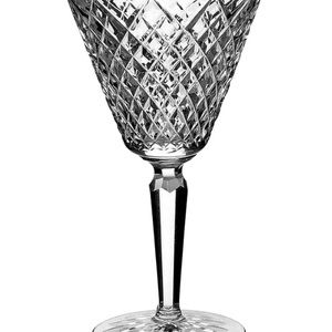 Waterford Crystal Templemore Cut Goblet Glass 7 Inches Tall Classy Signed